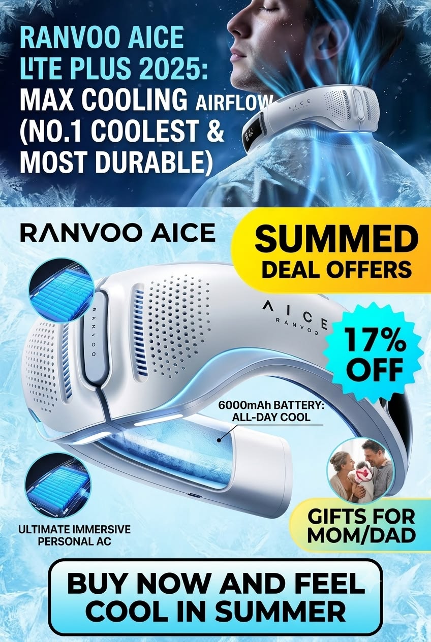 ❄️ Beat the Heat: RANVOO AICE LITE Plus 2025 – Ultimate Personal AC!