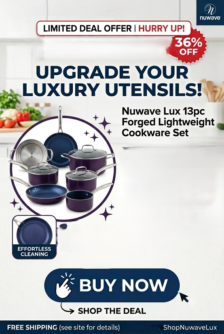 🍳 Upgrade to Luxury: Premium Nuwave Cookware 36% Off!