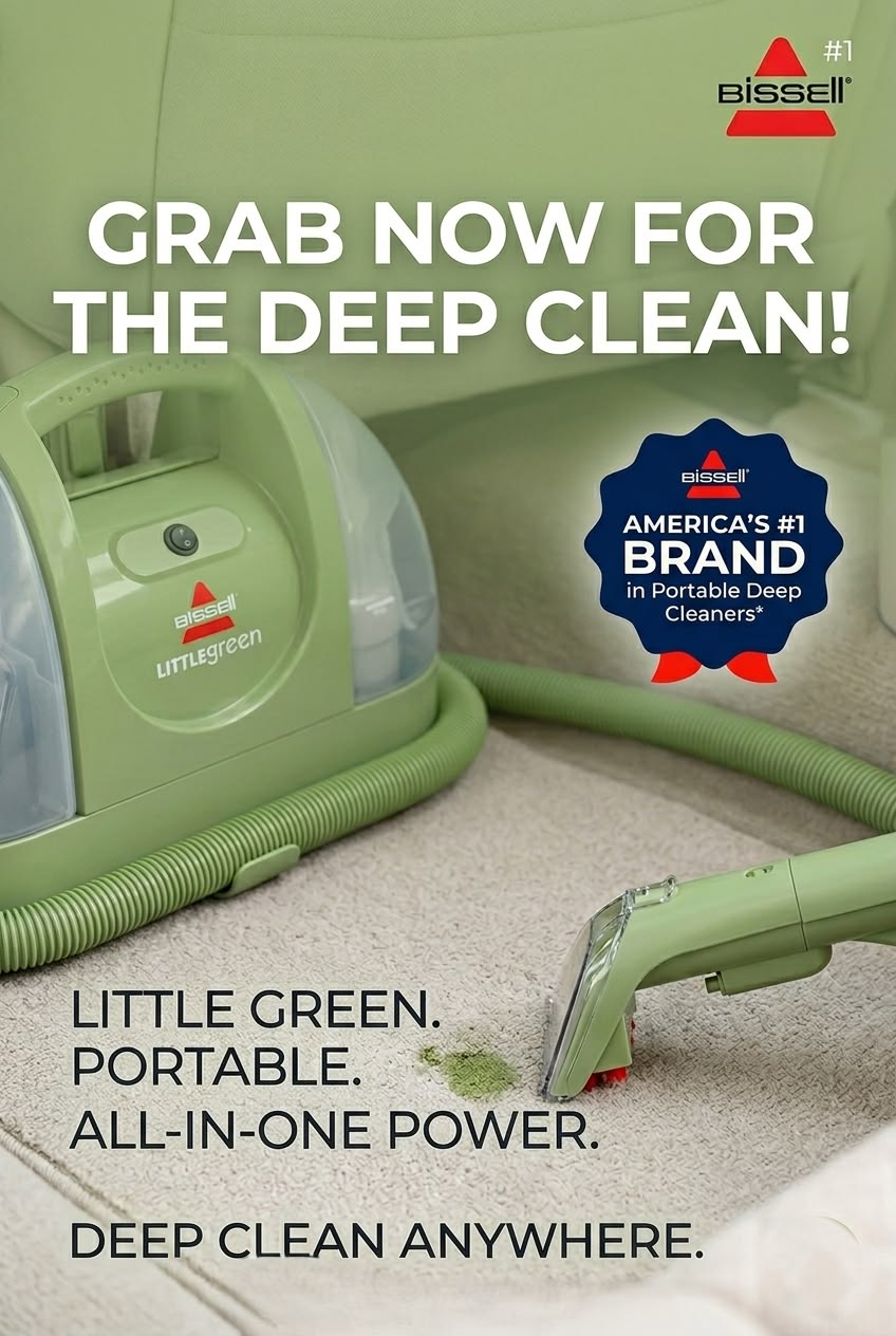 Get Rid of Stubborn Stains Fast! | BISSELL Little Green Deep Cleaner