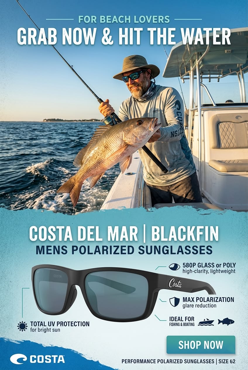 Ultimate Clarity: Upgrade Your View with Costa Blackfin Polarized Sunglasses