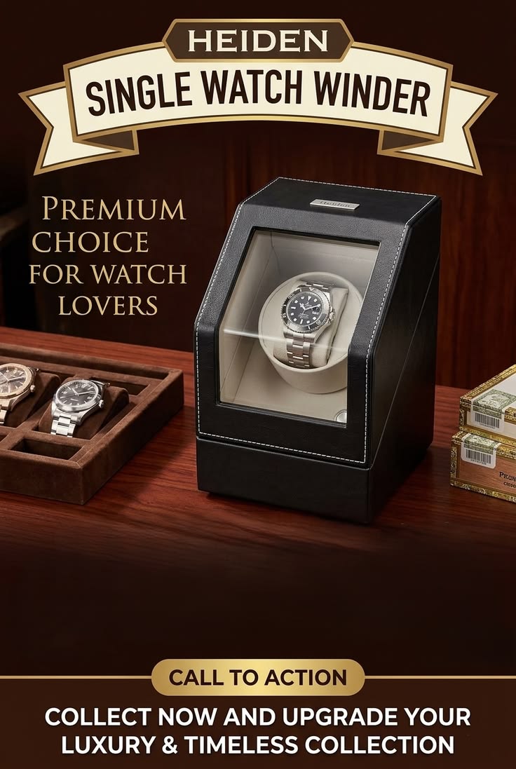 "Premium Watch Winder: Keep Your Rolex Running Perfectly".