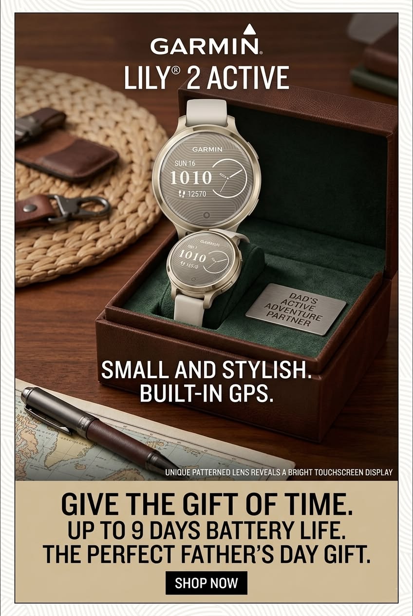 The Ultimate Father’s Day Gift: Garmin Lily® 2 Active with Stylish GPS Smartwatch for Dad